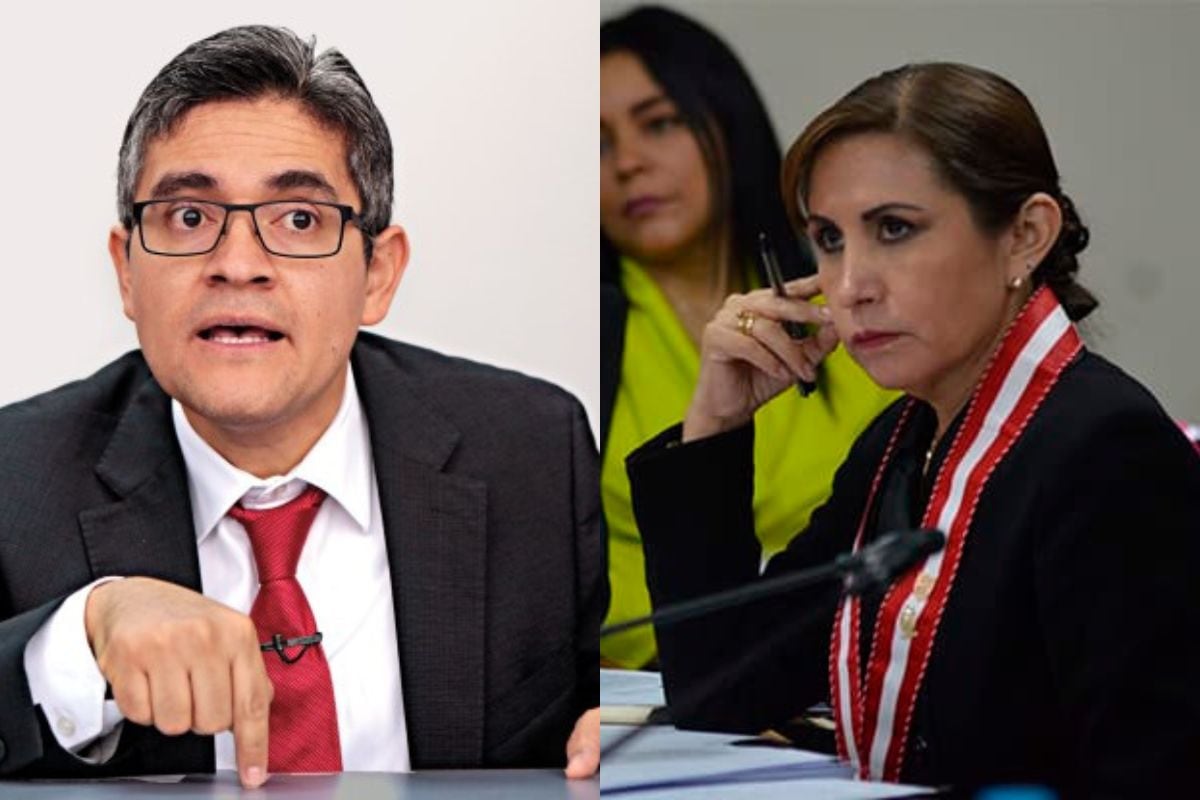 José Domingo Pérez habla sobre Patricia Benavides. Composición Gestión.