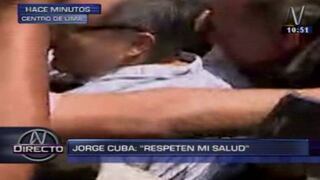 Exviceministro Jorge Cuba es ingresado a la carceleta del Palacio de Justicia