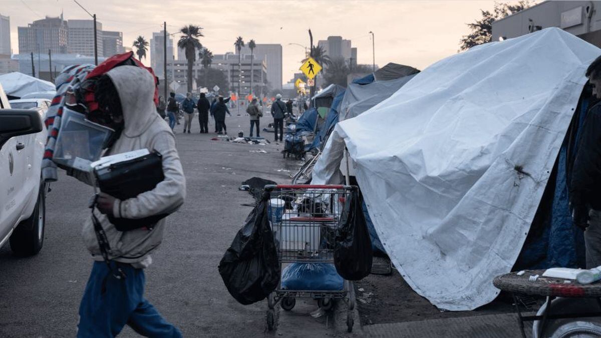 El promedio mensual es de 3,000 desahucios en este condado, donde se encuentra la ciudad de Phoenix. (Fuente: AFP)