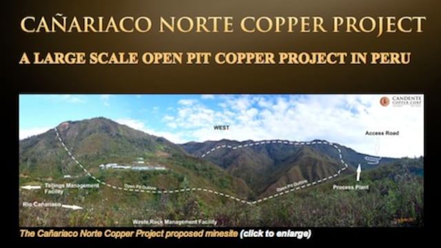 Candente Copper adquiriría la totalidad de las acciones de Cobriza Metals