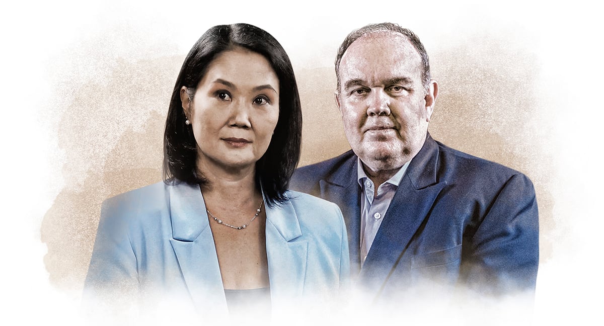 Keiko Fujimori y Rafael López-Aliaga