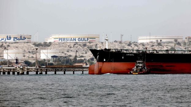 Las exportaciones de petróleo de Irán, la principal fuente de ingresos del gobierno. Foto: AFP