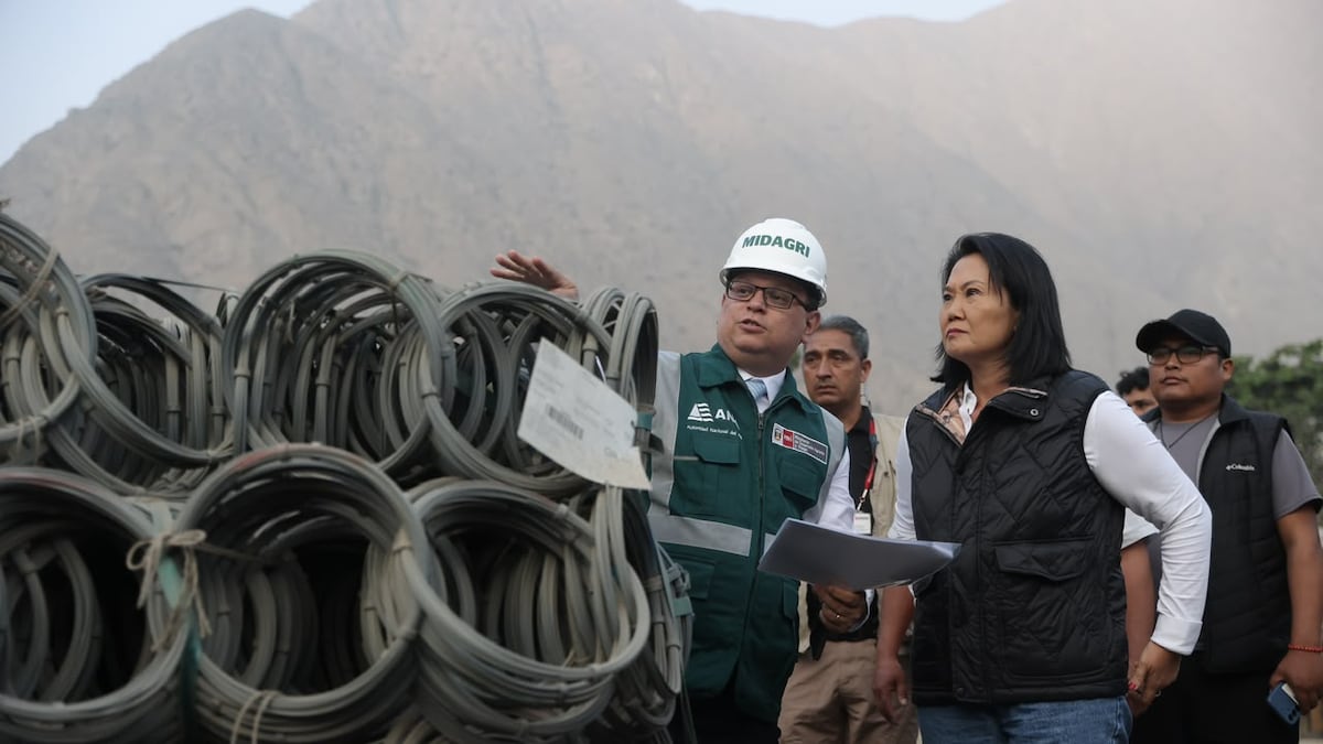 Fenómeno de El Niño: Keiko Fujimori anuncia que se retomará proyecto de geomallas en San Eulalia