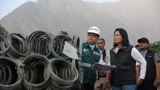 Fenómeno de El Niño: Keiko Fujimori anuncia que se retomará proyecto de geomallas en San Eulalia