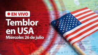 Temblor en USA hoy, miércoles 26/07/2023 - dónde es el epicentro y magnitud, según el USGS