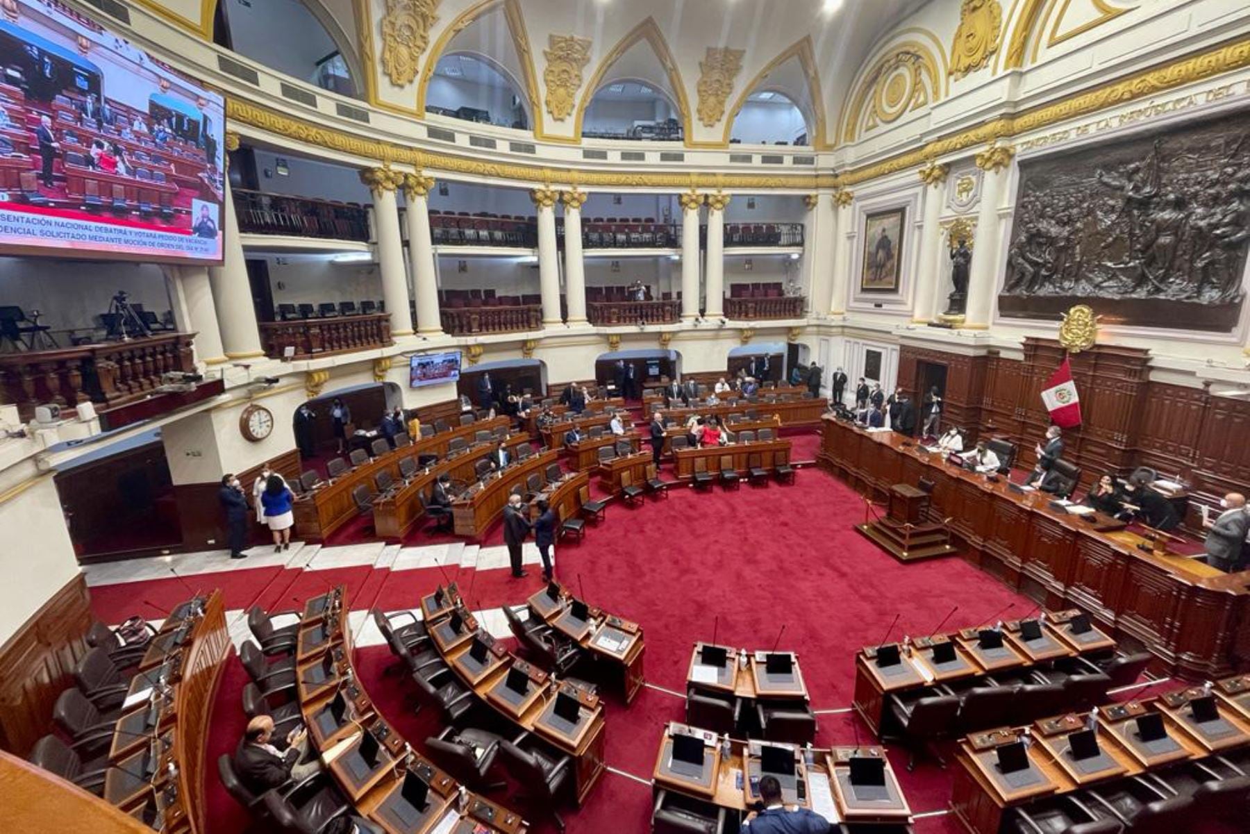 SIN DEBATE. El Pleno del Congreso aprobó la norma sin discusión y casi en el último tramo de su plenaria vespertina. (Foto: Congreso)