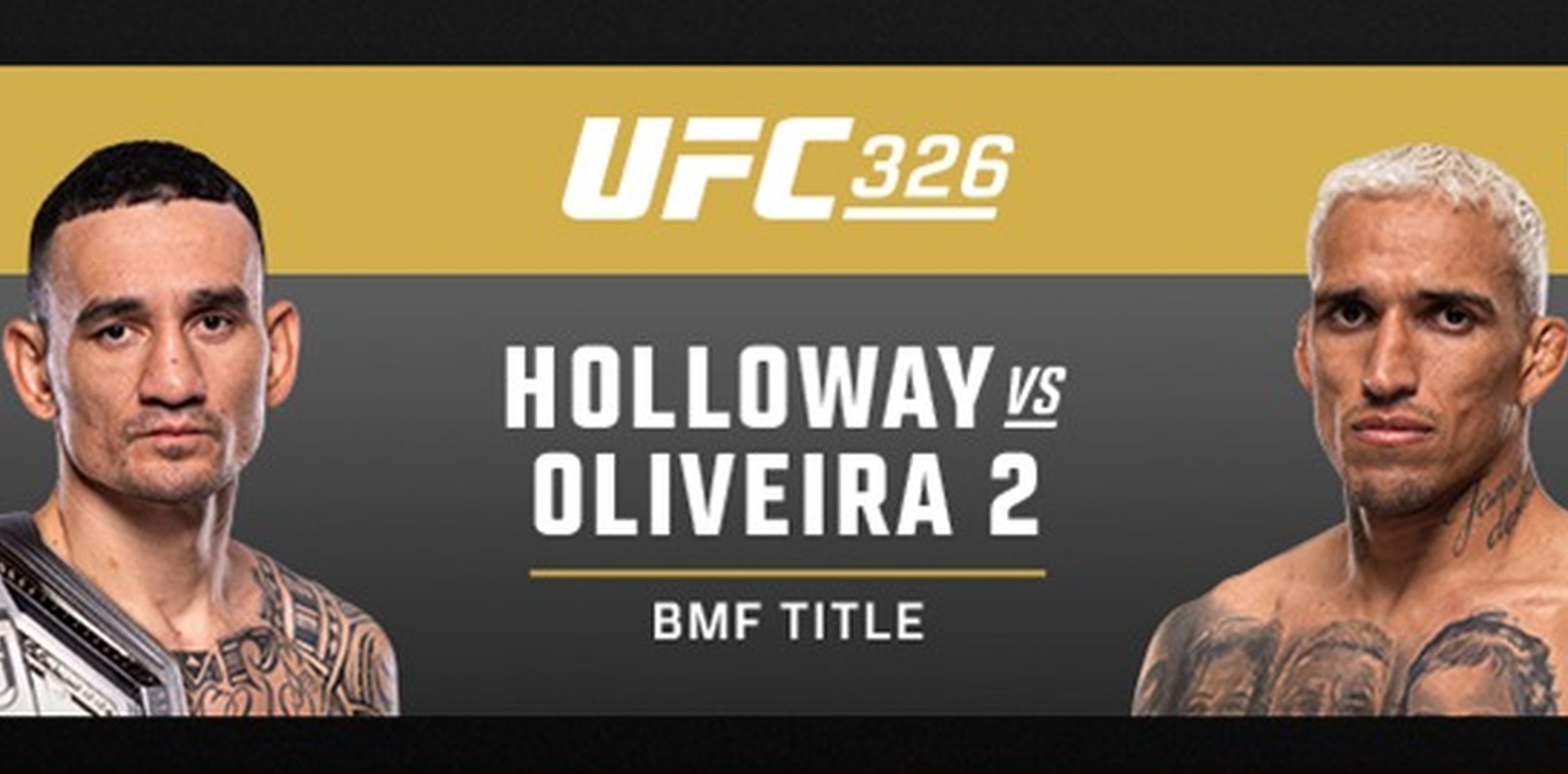 La pelea Max Holloway vs. Charles Oliveira 2 por UFC 326 ha generado una gran expectativa entre los amantes de las luchas. (Foto: @ufc / Instagram)