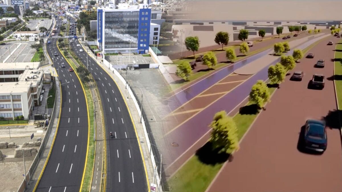 Nueva Vía Expresa Norte que uniría a San Miguel y Comas | Composición: Andina / Municipalidad de Lima