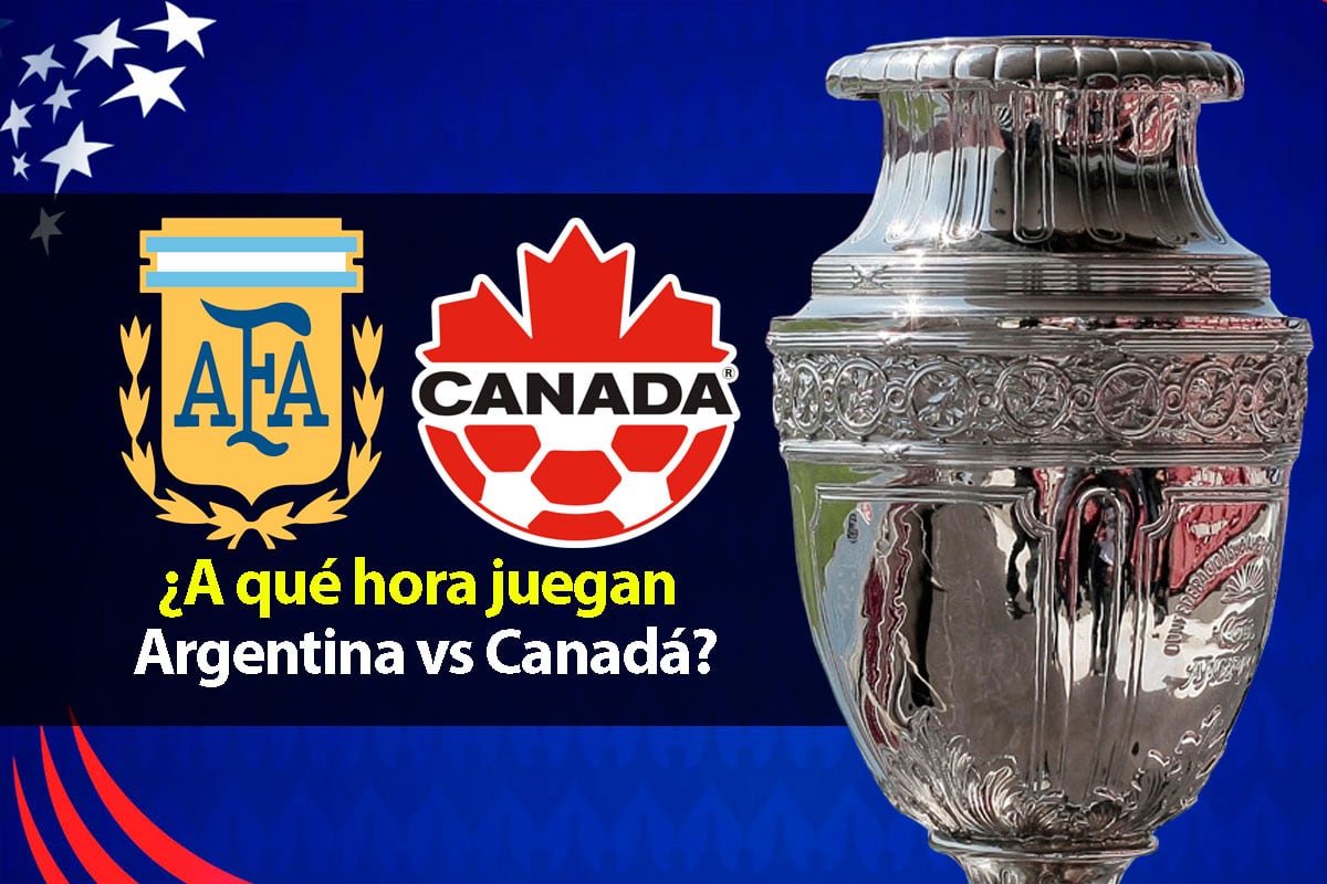 Argentina y Canadá juegan por la semifinal de la Copa América 2024 desde el MetLife Stadium, New Jersey. Revisa los horarios por país para ver el partido. (Foto: Composición Mix)