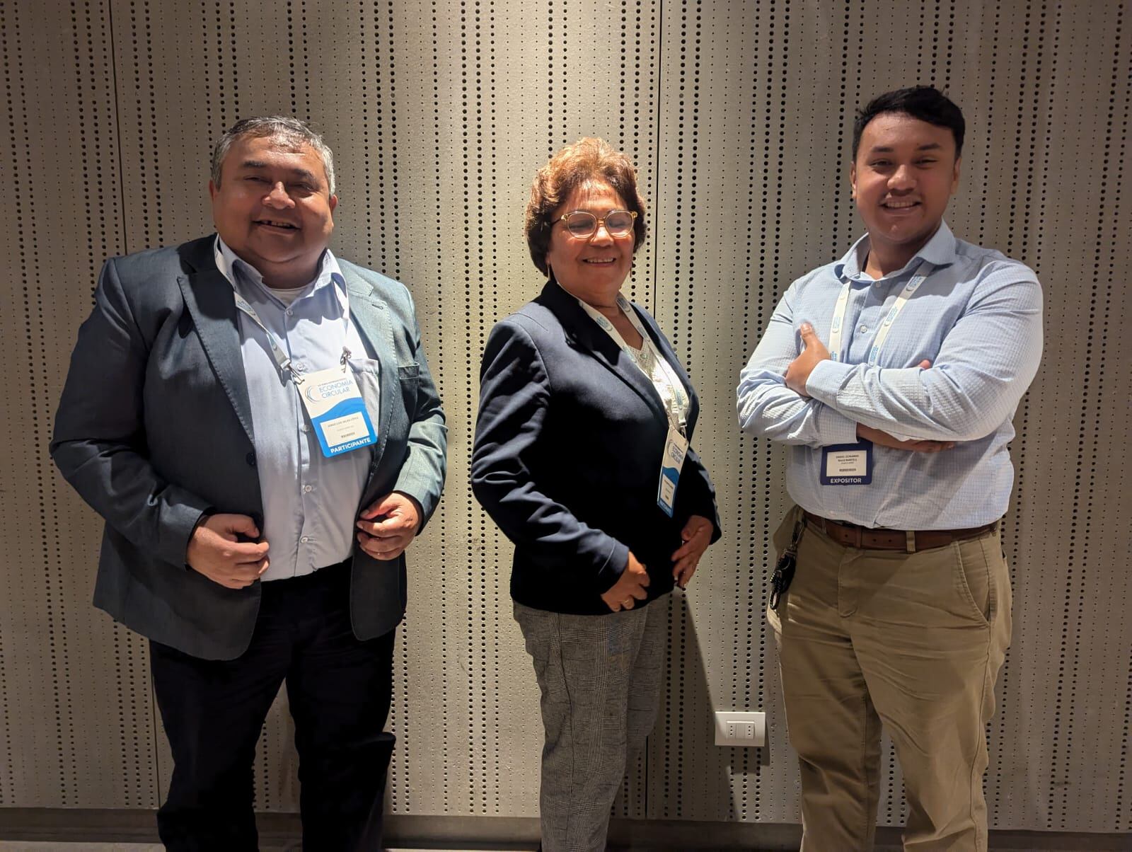 Jorge Luis Salas, gerente de ventas de Química Verde y Jorge Luis Salas y Rosa Martell, fundadores de la empresa.