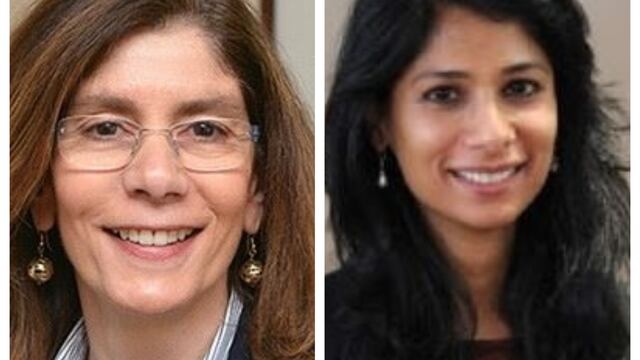 Goldberg y Gopinath, las nuevas dos mujeres economistas jefe de FMI y BM