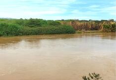 Río Tumbes ingresó esta mañana nuevamente en alerta roja