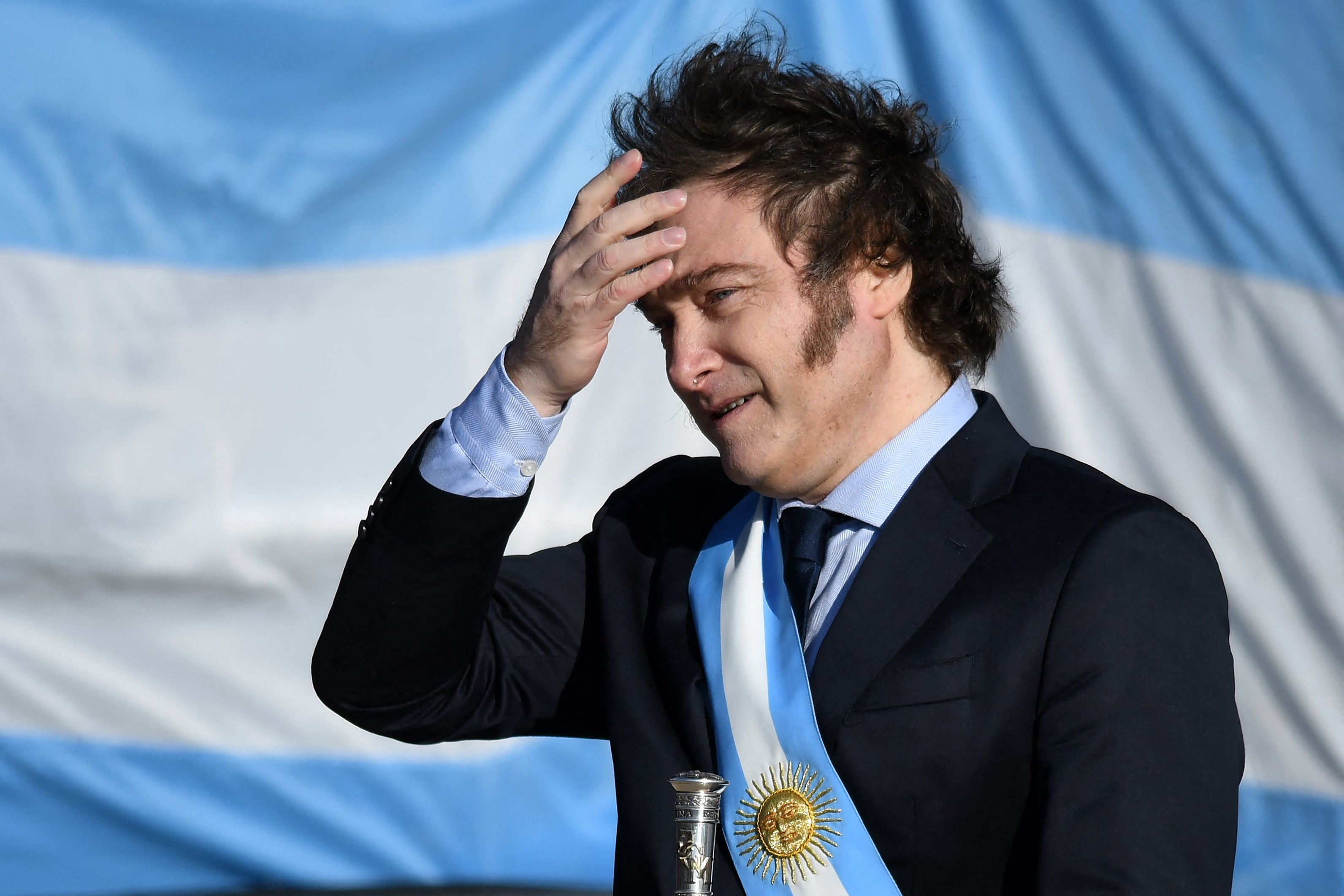 El presidente de Argentina, Javier Milei. (Foto de STRINGER / AFP)
