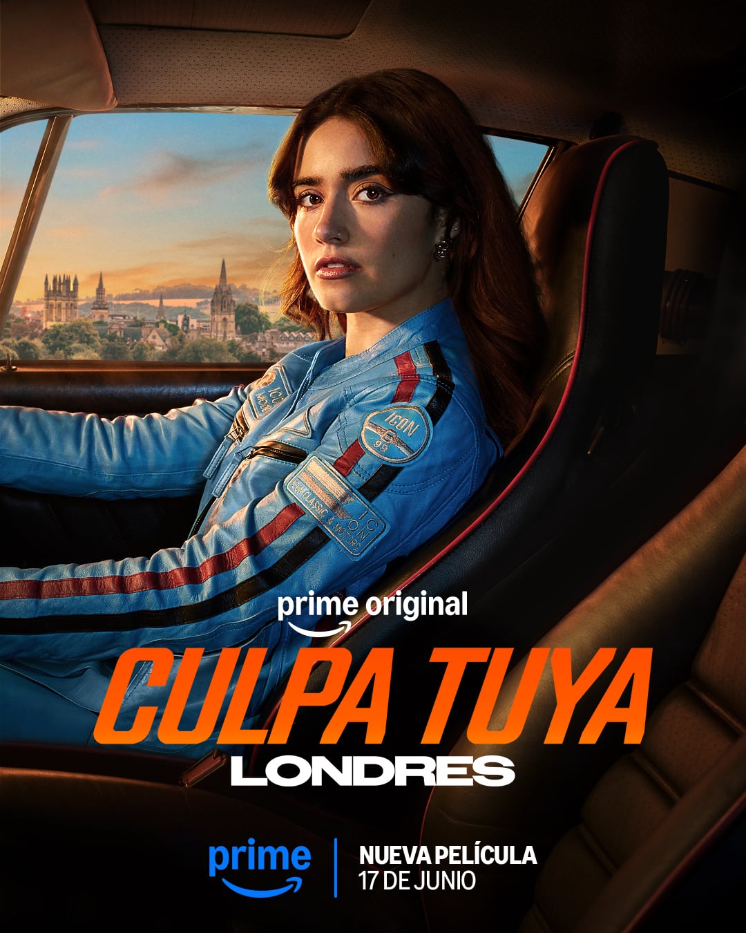 Asha Banks como Noah en el póster de su personaje en la película "Your Fault: London" (Foto: Amazon MGM Studios)