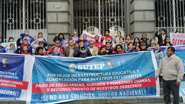 Sutep: docentes acatan paro nacional y exigen mejoras salariales