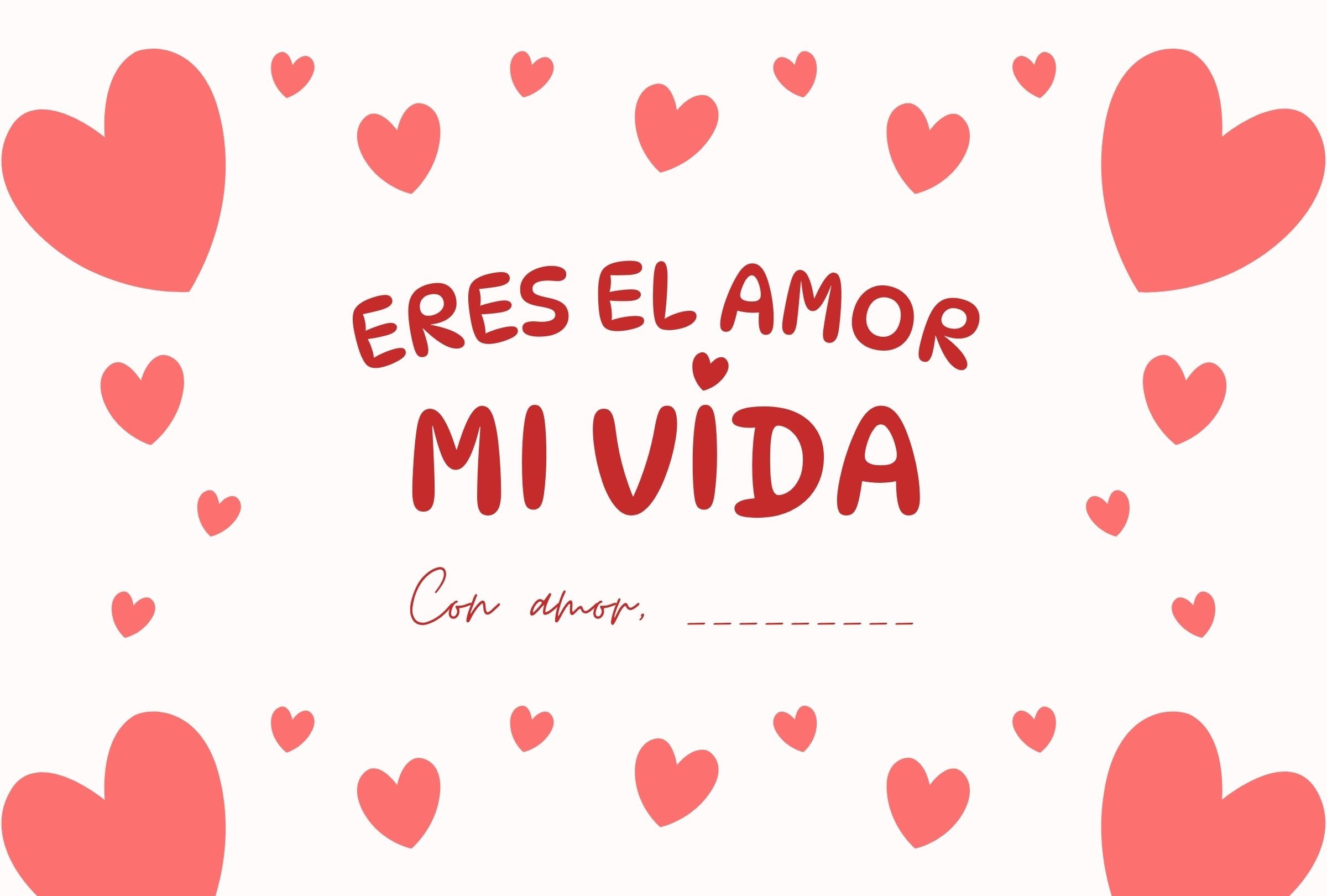 "No puedo imaginar mi vida sin ti. ¡Feliz Día de San Valentín!" (Foto: Canva.com / Noé Yactayo)