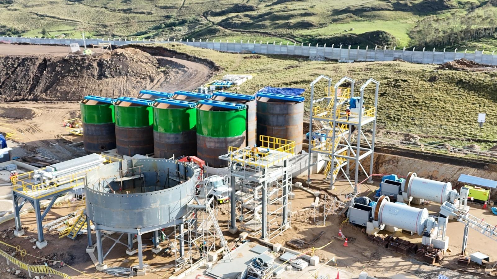 PPX Mining avanza con la implementación de su planta de procesamiento de oro y plata para la mina Callanquitas, dentro de las concesiones del proyecto Igor (La Libertad). (Foto: PPX Mining).