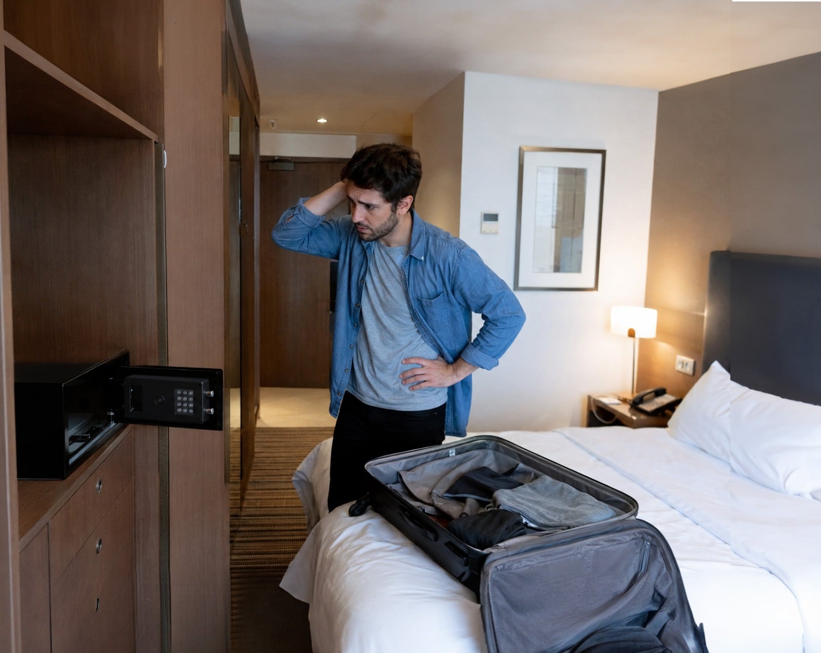 Robo en un hotel: cuándo el establecimiento podría estar obligado a responder | Foto: Generada con Chatgpt | GEC