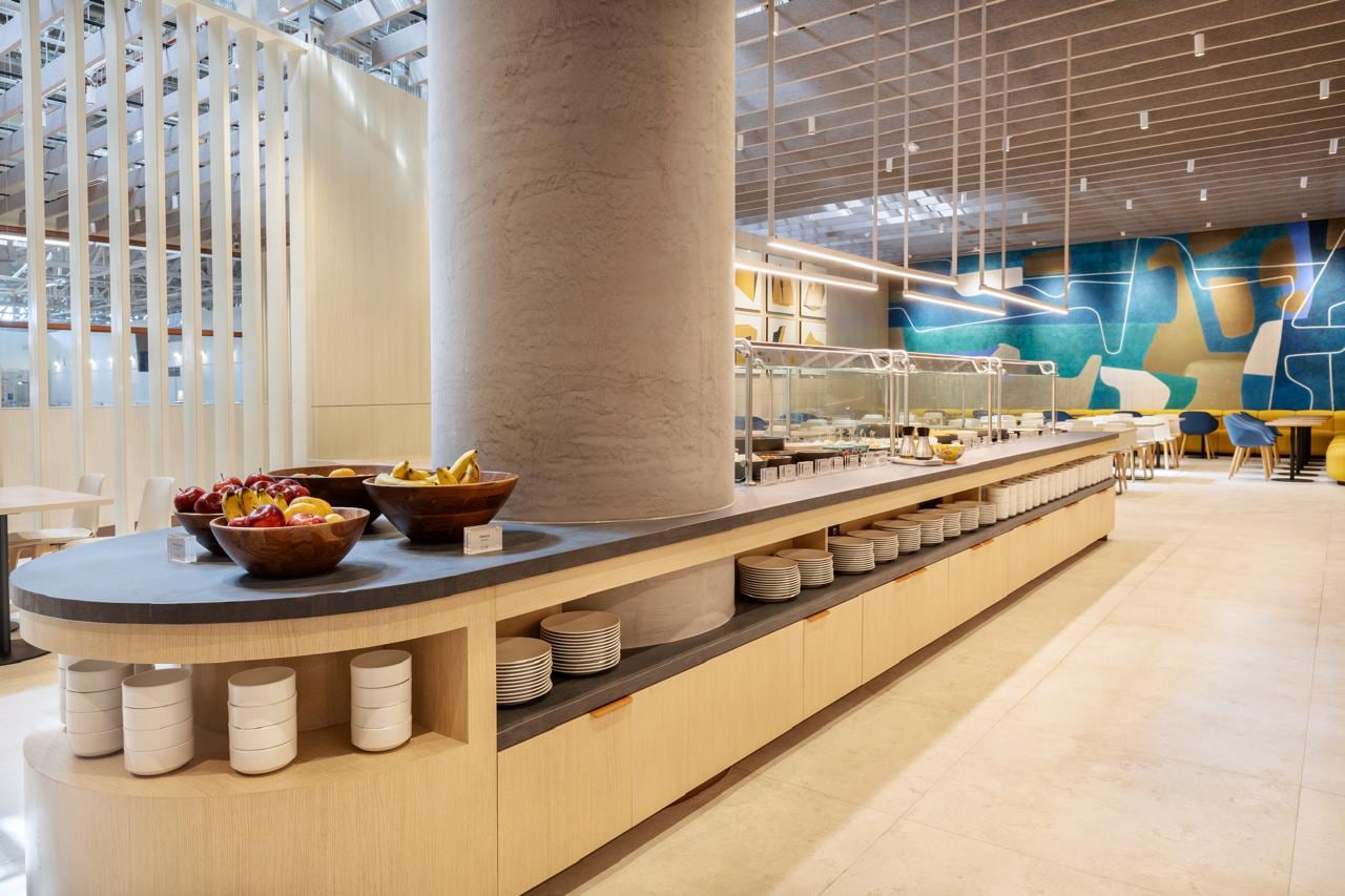 La tercera sala VIP de Airport Dimensions en el Aeropuerto Jorge Chávez iniciará su operación con la marca The Club en la zona de vuelos nacionales en julio próximo. Foto: Airport Dimensions.