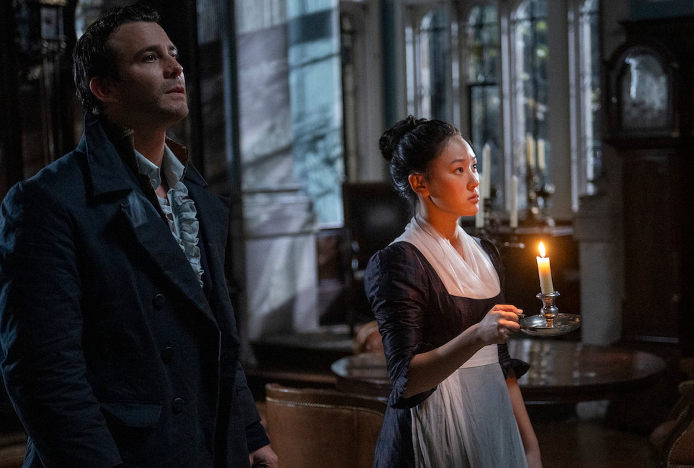 Luke Thompson interpreta a Benedict y Yerin Ha interpreta a Sophie Baek en la cuarta temporada de "Bridgerton" (Foto: Netflix)