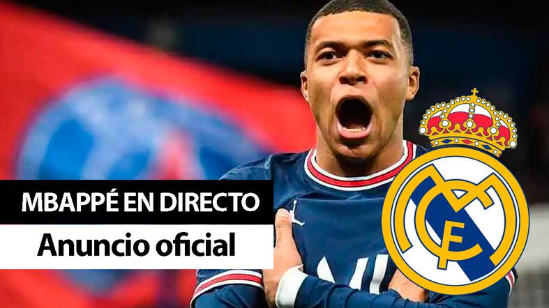 Mbappé al Real Madrid EN DIRECTO - fichaje oficial, últimas noticias y reacciones