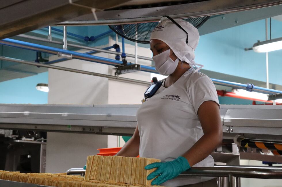 Operaciones en planta de galletas de Mondelez en el Cercado de Lima.