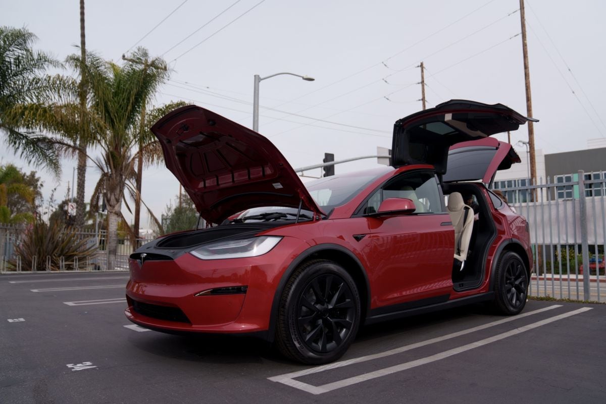 Un Model X de Tesla.