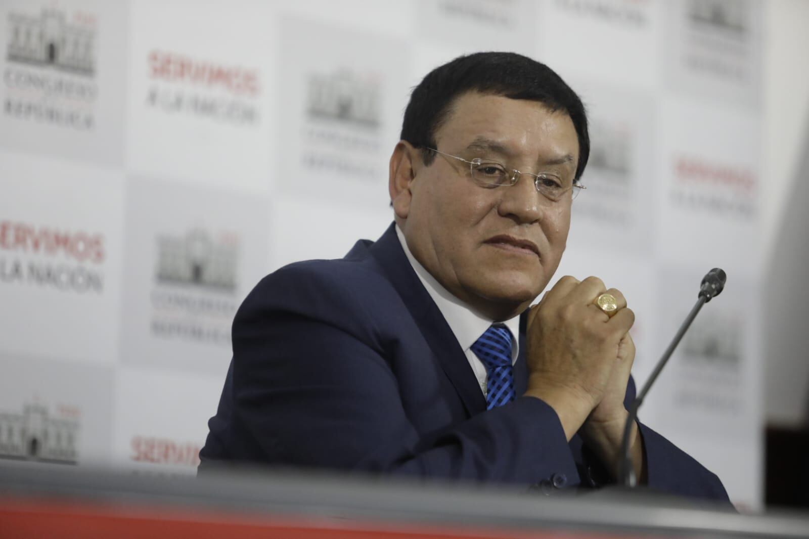 Alejandro Soto, presidente del Congreso, negó haber recortado el sueldo a sus trabajadores. (Foto: Julio Reaño/GEC)