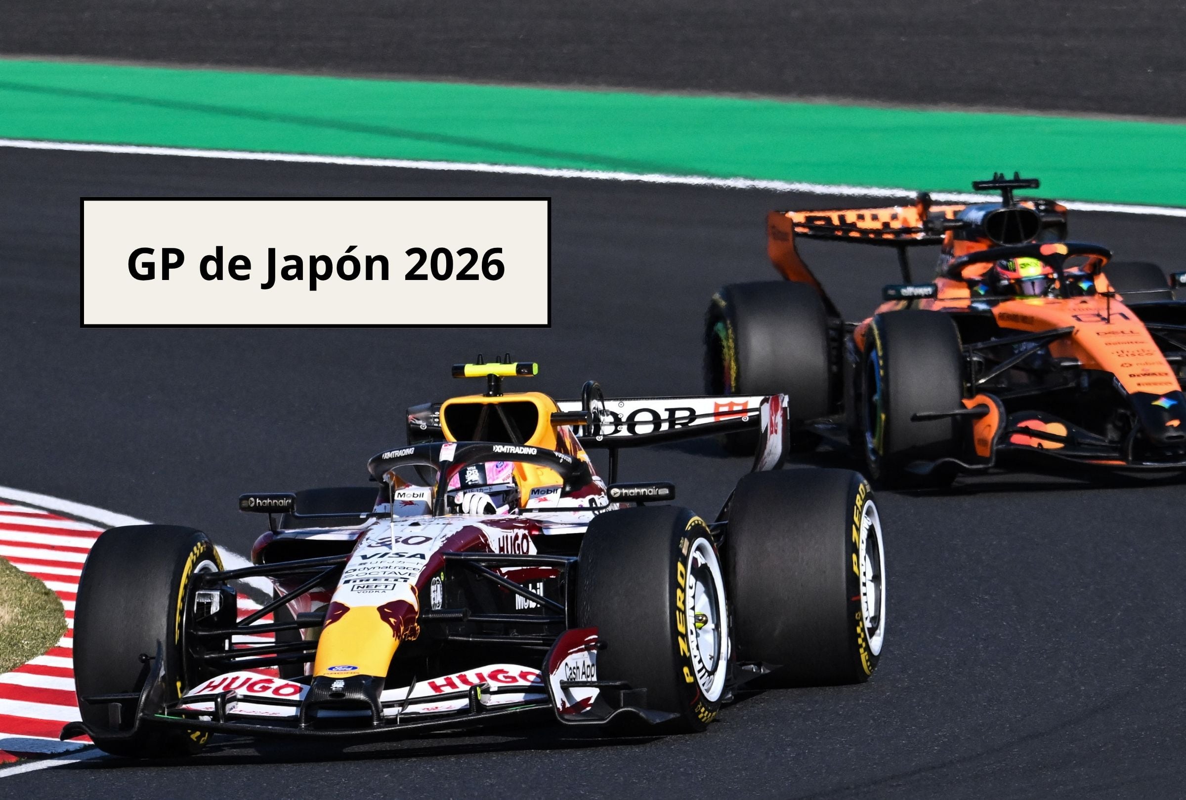 Revisa esta nota para que sepas cómo ver EN VIVO la carrera del GP de Japón 2026 por SKY Sports, SKY Plus y F1 TV. (Foto: ANDREW CABALLERO-REYNOLDS / AFP y Composición Gestión Mix)