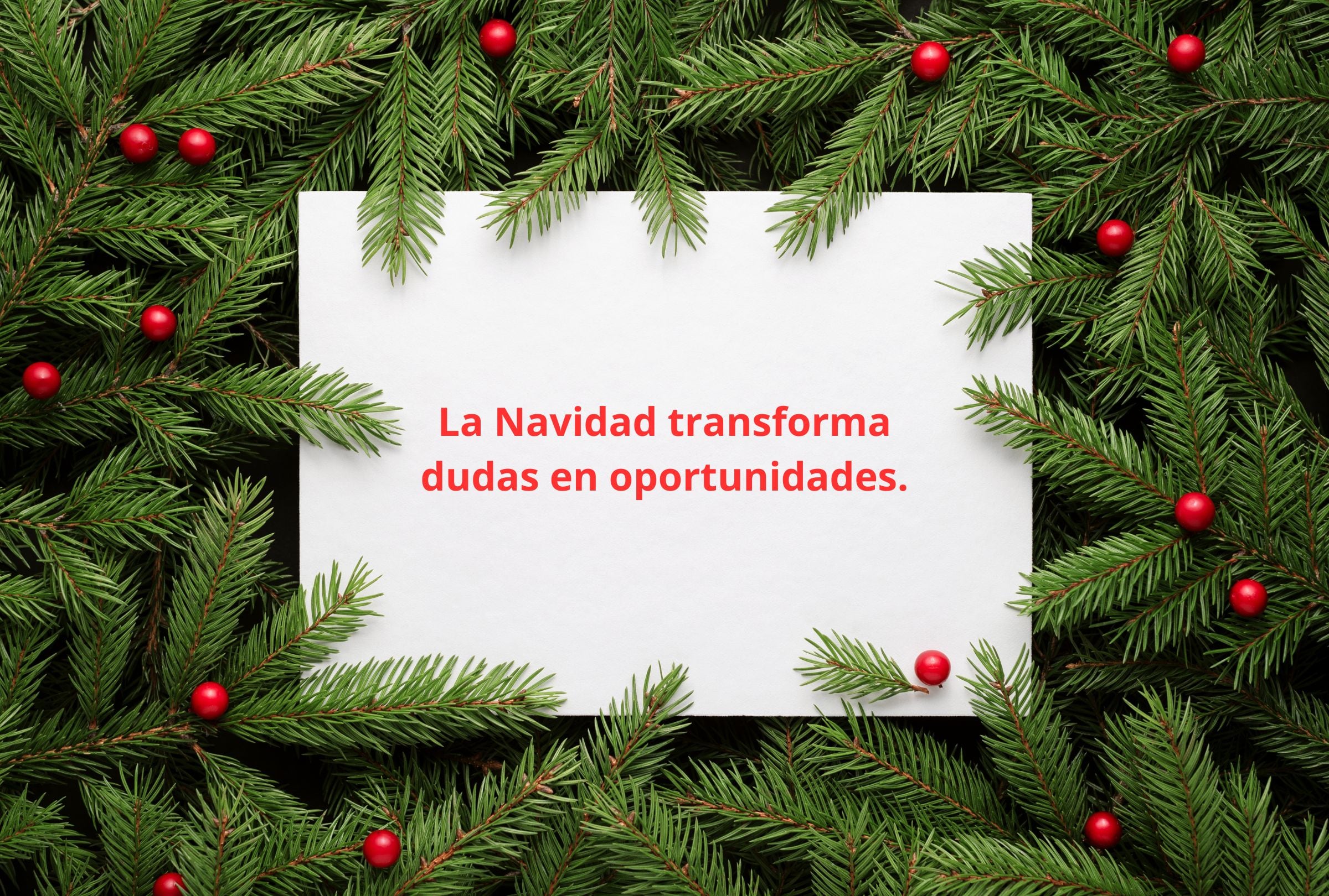 La Navidad transforma dudas en oportunidades. (Foto: Composición Gestión Mix)
