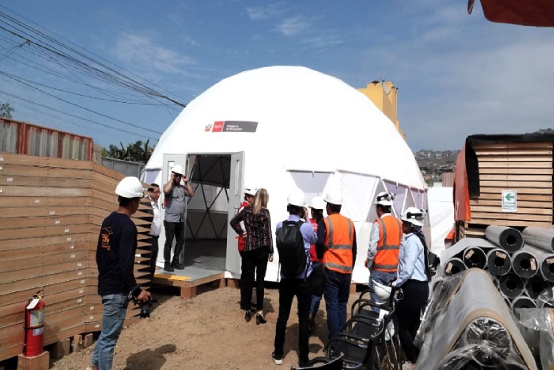 Inicia distribución de domos en regiones Tumbes, Piura y Lambayeque. (Foto: Minedu)