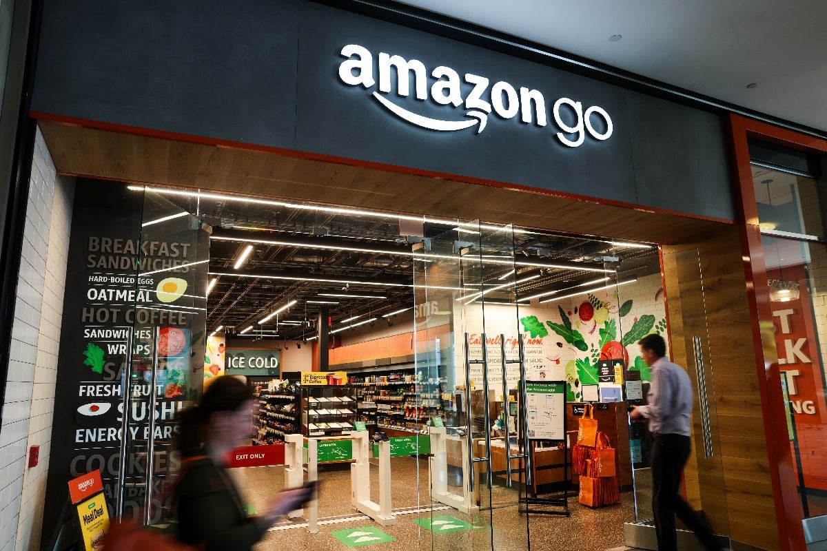 An Amazon Go store in Manhattan.