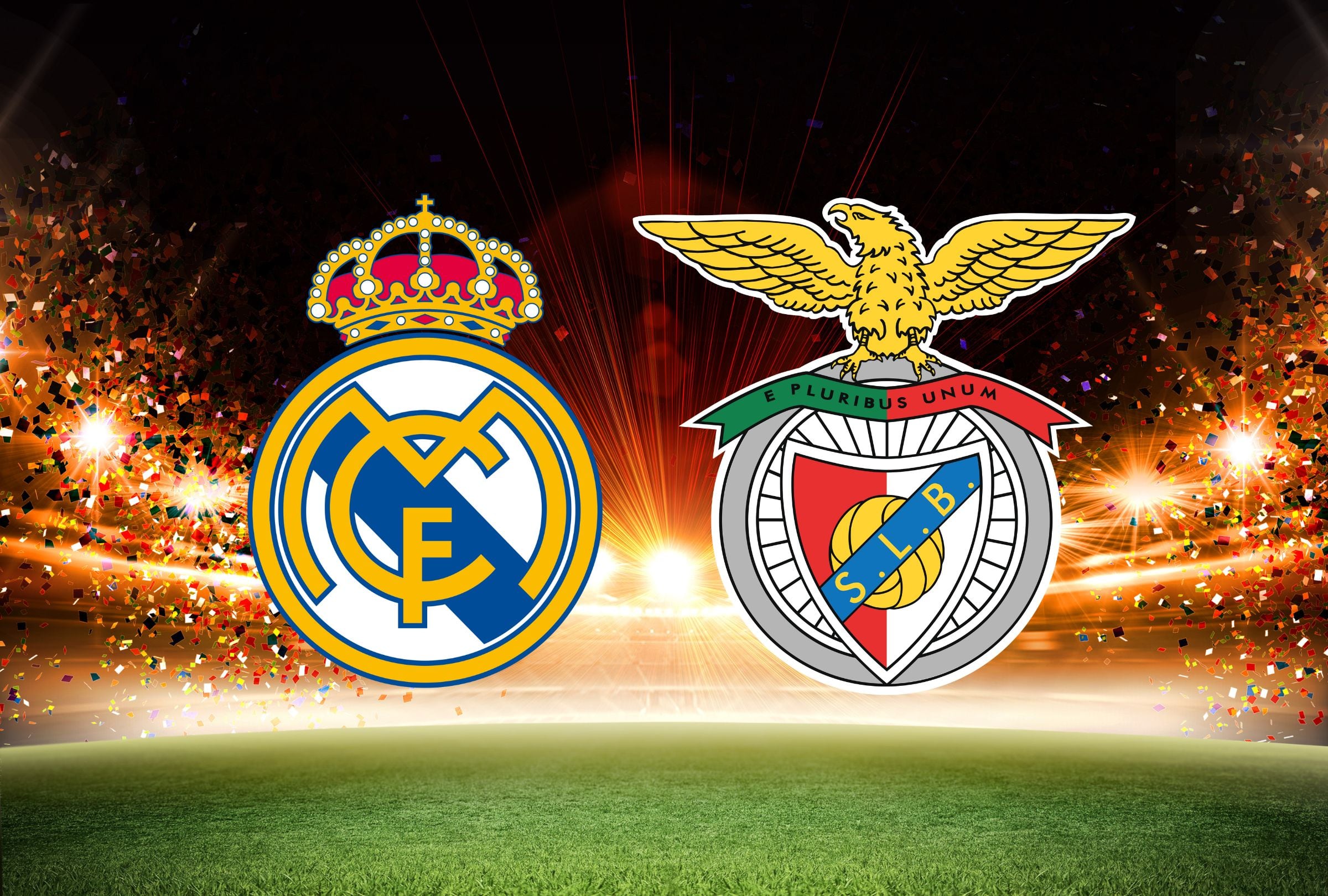 Revisa esta nota para que sepas a qué hora juega y qué canal transmite Real Madrid vs. Benfica EN VIVO. (Foto: Composición Gestión Mix)