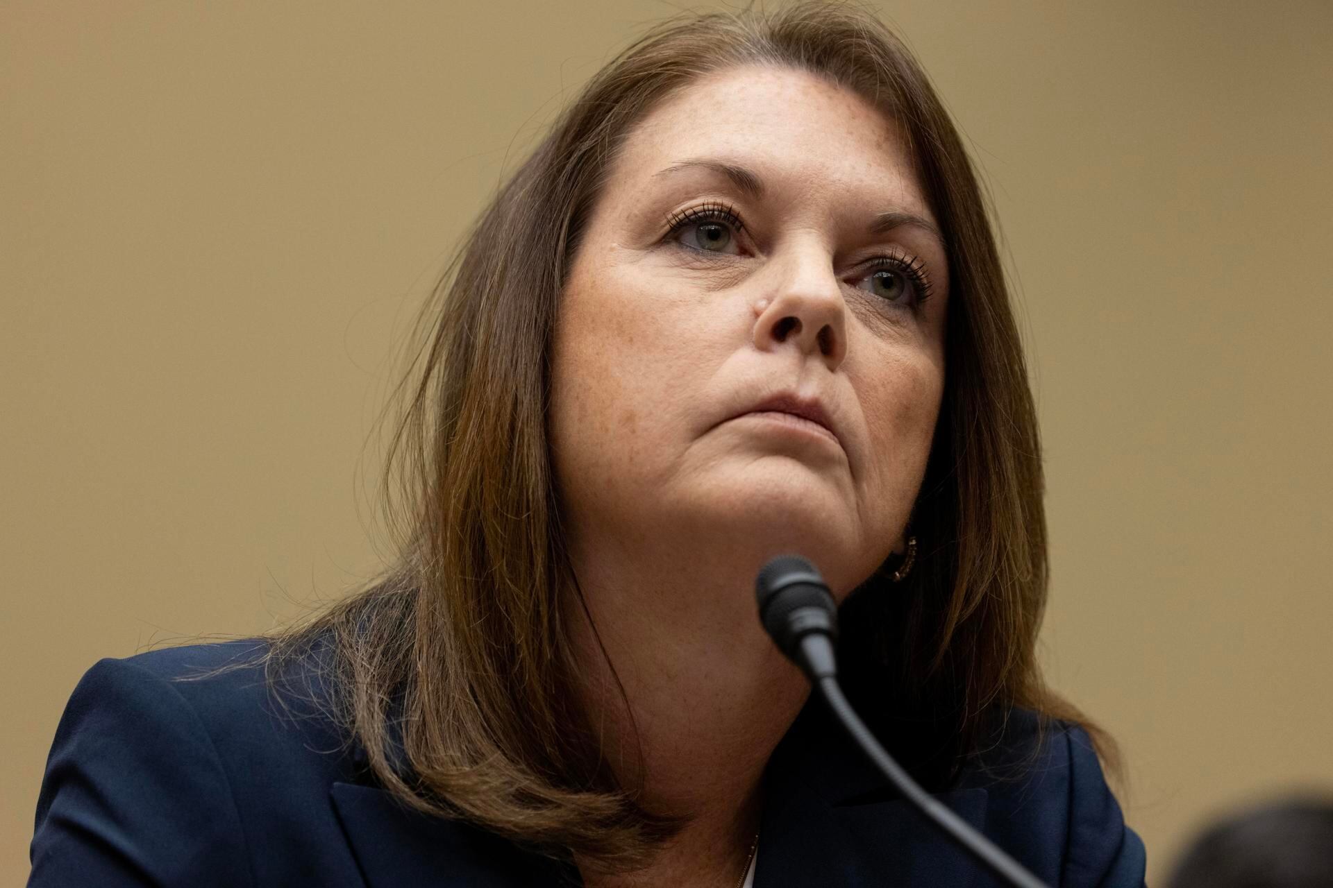 La directora del Servicio Secreto de Estados Unidos, Kimberly Cheatle. EFE/EPA/MICHAEL REYNOLDS