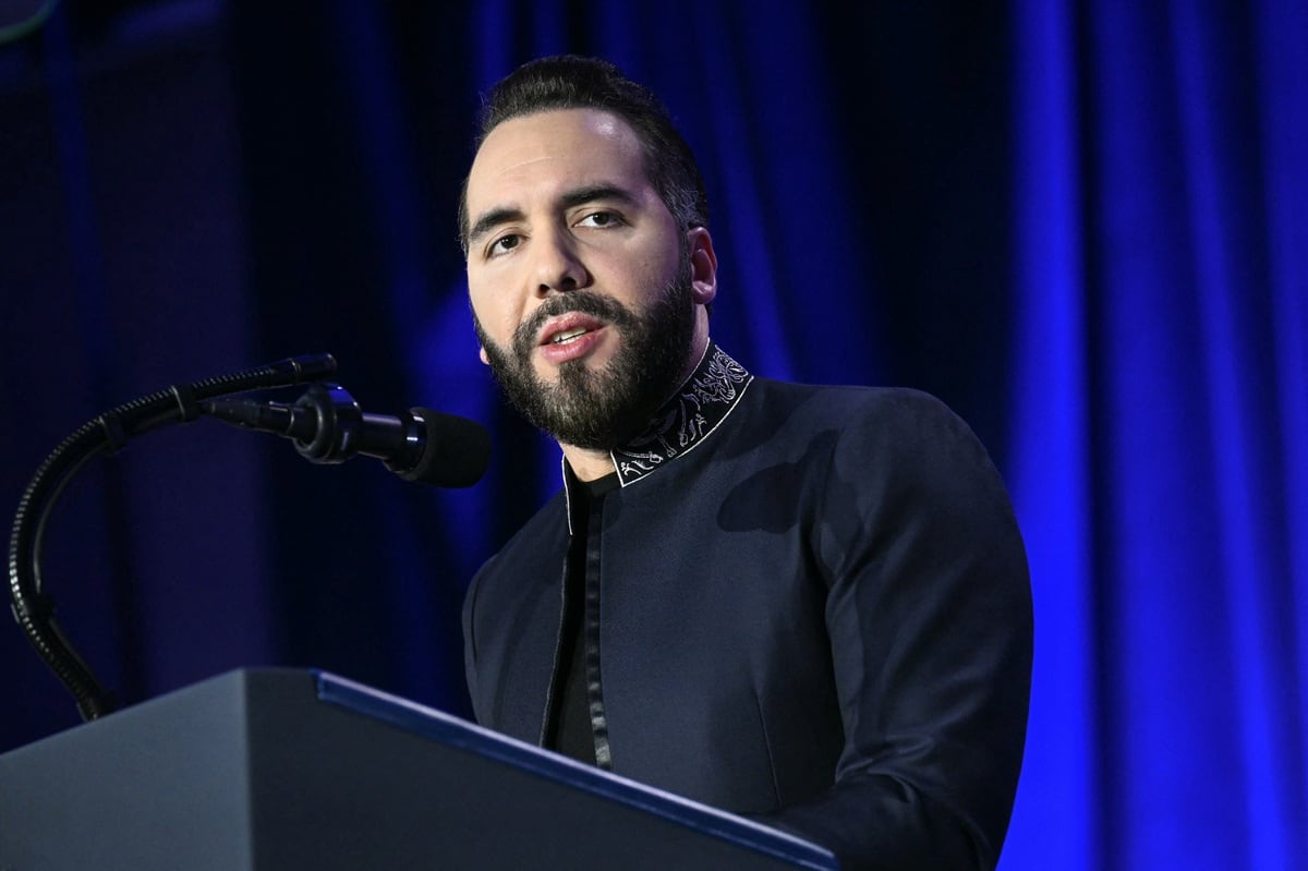 El presidente de El Salvador, Nayib Bukele. (SAUL LOEB / AFP)