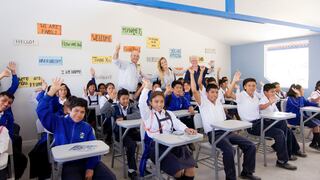 AFP Integra y las empresas de SURA en el Perú reconstruyen el primer colegio afectado por El Niño costero