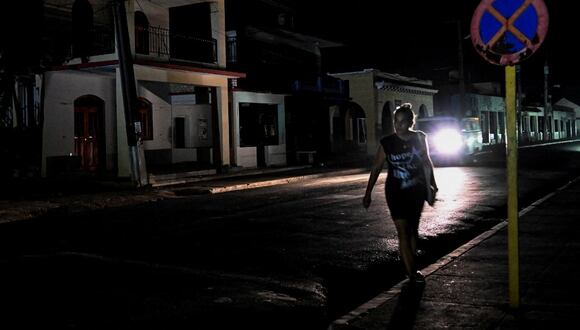 Cuba con apagones en el 30% de su territorio (Foto: AFP)