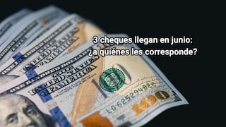 3 cheques llegan en junio: a quiénes les corresponden estos beneficios