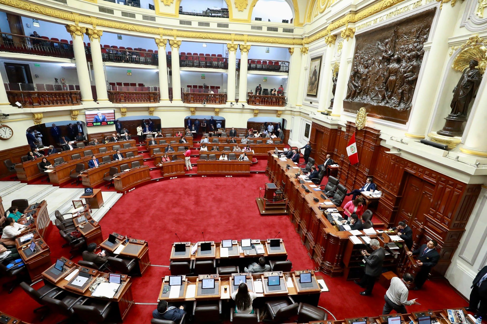 La representación nacional aprobó la insistencia de la Autógrafa de Ley observada por el Ejecutivo. Foto: Congreso.