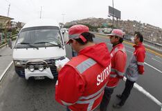 Más de 1,300 colectiveros informales sancionados con multas de S/4,950