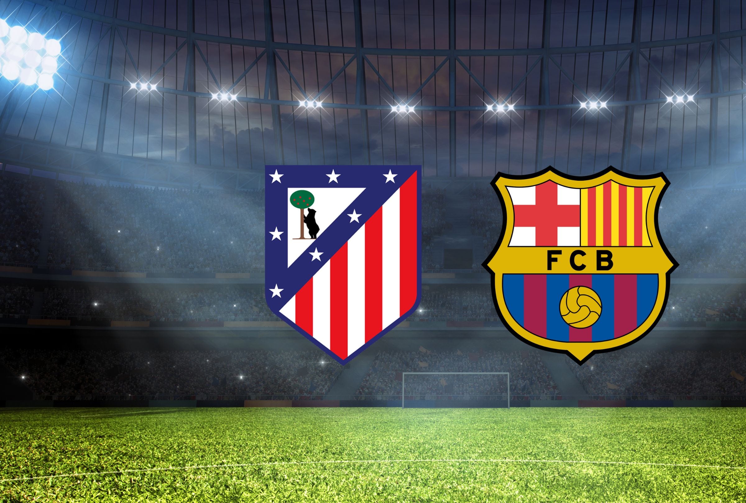 El partido FC Atlético de Madrid - FC Barcelona ha generado mucha expectativa entre los amantes del fútbol. (Foto: Composición Gestión Mix)