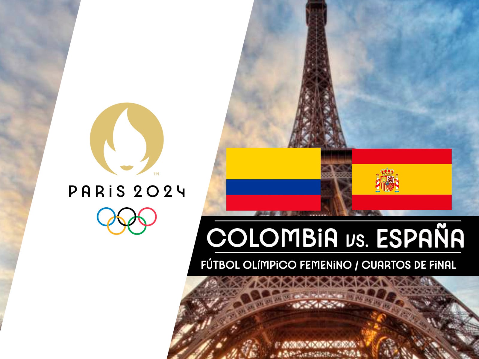 Conoce los horarios y canales de transmisión por TV y vía ONLINE para ver el duelo Colombia vs. España por los Juegos Olímpicos París 2024.| Composición: Héctor Honores