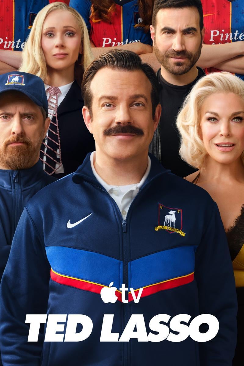 El póster oficial de la temporada 4 de la galardonada serie de comedia "Ted Lasso" (Foto: Apple TV)