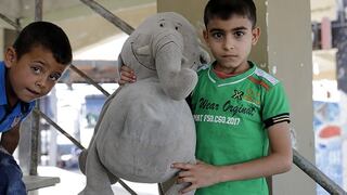 Una estación de paso en Alepo para las familias que huyen de Estado Islámico