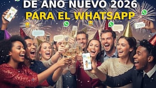150 frases cortas y saludos bonitos de ¡Feliz Año Nuevo 2026! para celebrar con tus amigos del WhatsApp