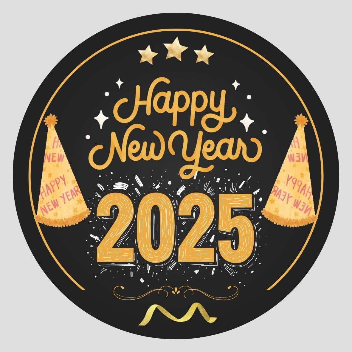 Te comparto una lista de imágenes del Año Nuevo 2025, con mensajes y frases bonitas, colocar en tus estados de Instagram y WhatsApp (Foto: Canva.com)