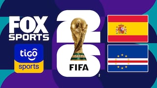 FOX y TiGo Sports transmitieron el partido España vs. Cabo Verde por la Copa Mundial de Fútbol FIFA 2026