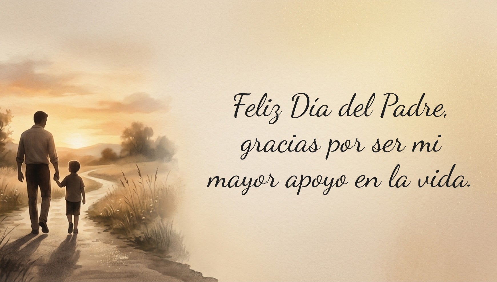 Con frases del Día del Padre 2026 puedes felicitar y emocionar en su día especial. | Crédito: Imagen creada por Gestión MIX usando Gemini