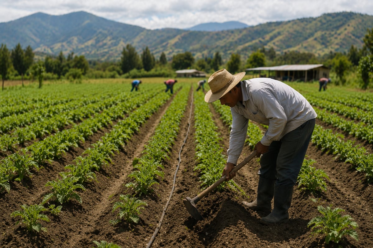 La mayoría de productores agrarios aún opera sin instrumentos de gestión ambiental, lo que evidencia una amplia brecha de formalización en el sector. Foto: Composición Gestión - IA.