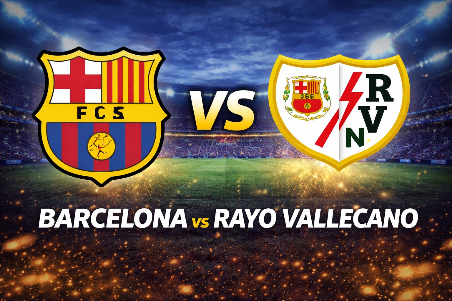 Barcelona recibirá a Rayo Vallecano en el Spotify Camp Nou por la Fecha 29 de La Liga 2025/2026 (Imagen hecha por Gestión con apoyo de la IA Gemini)
